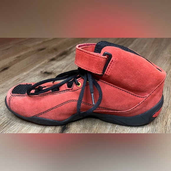 Piloti Ingels Red Suede Driving Shoe Karting Racing Shoe Men’s Size 7.5 - Picture 6 of 11